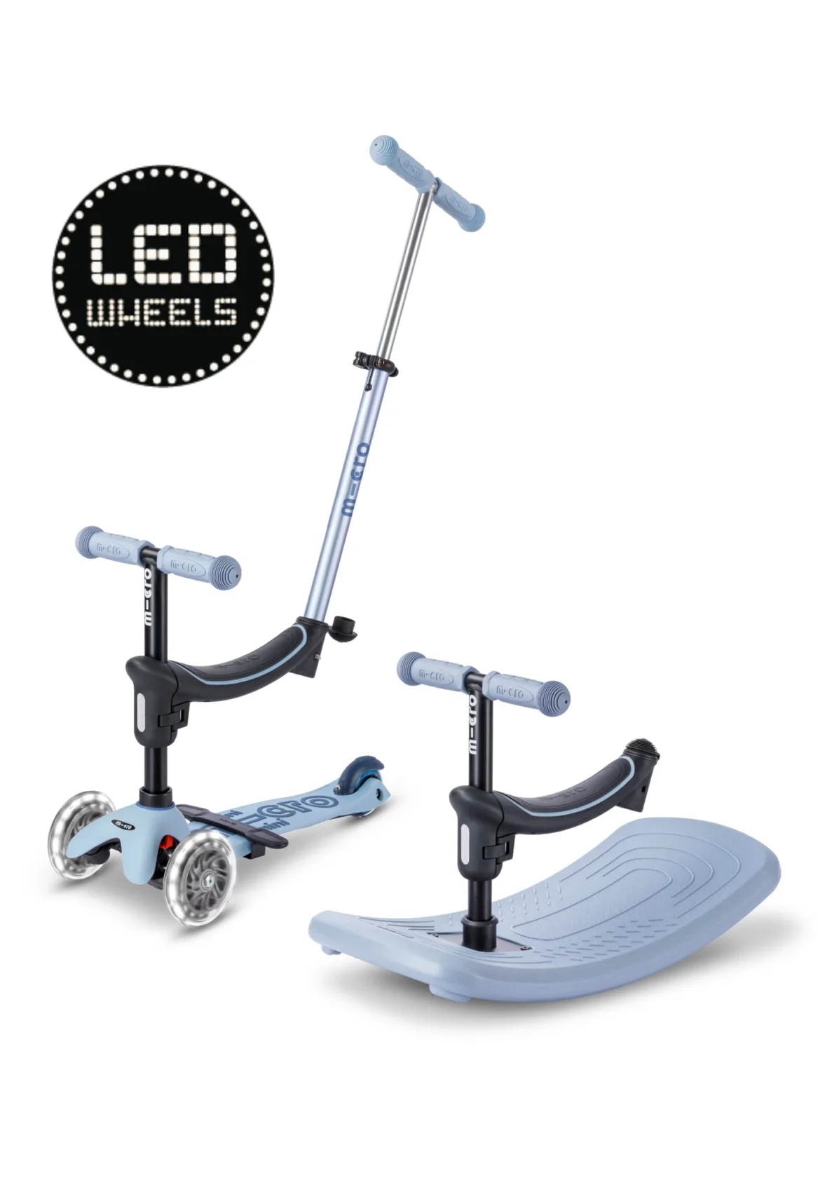 MICRO | Mini Micro 6in1 Rock & Go LED blauw