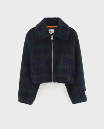 BELLEROSE | Veste polaire teddy à carreaux Jagness