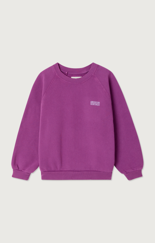 AMERICAN VINTAGE | Sweat enfant Izubird JUS DE RAISIN VINTAGE