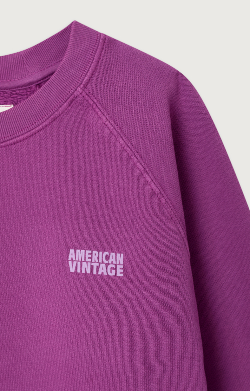 AMERICAN VINTAGE | Sweat enfant Izubird JUS DE RAISIN VINTAGE
