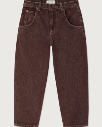 AMERICAN VINTAGE | JEAN 5 POCHES OSHOW BALLOON LONG RAISIN