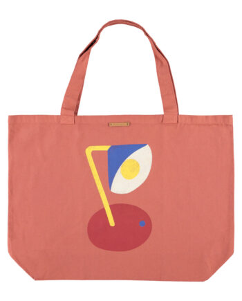 PIUPIUCHICK | xl bag | brick w/ desk lamp print