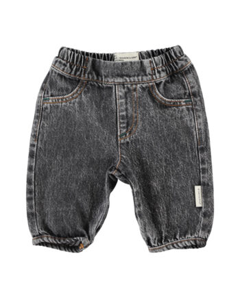 PIUPIUCHICK BABY | baby trousers | washed black denim