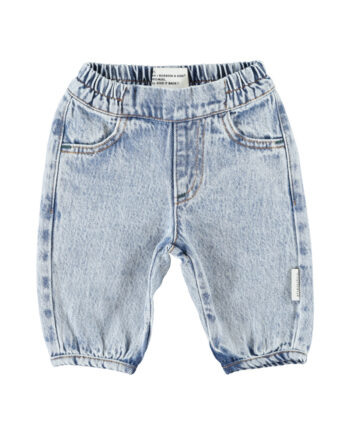 PIUPIUCHICK BABY | baby trousers | fadded light blue denim