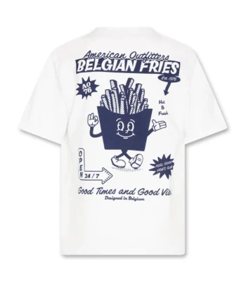 AO76 | terry t-shirt fries WHITE