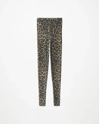 MOLO | NADINE WOOL Leggings à pois léopard laine mérinos douce