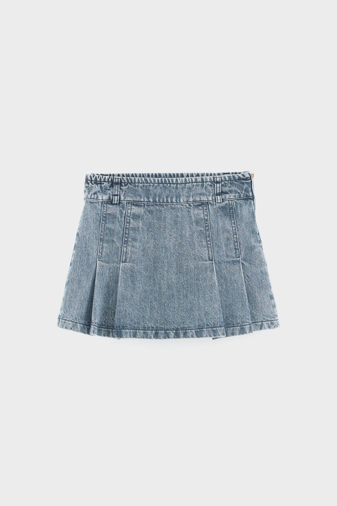 BELLEROSE | Jupe plissée en denim Petty