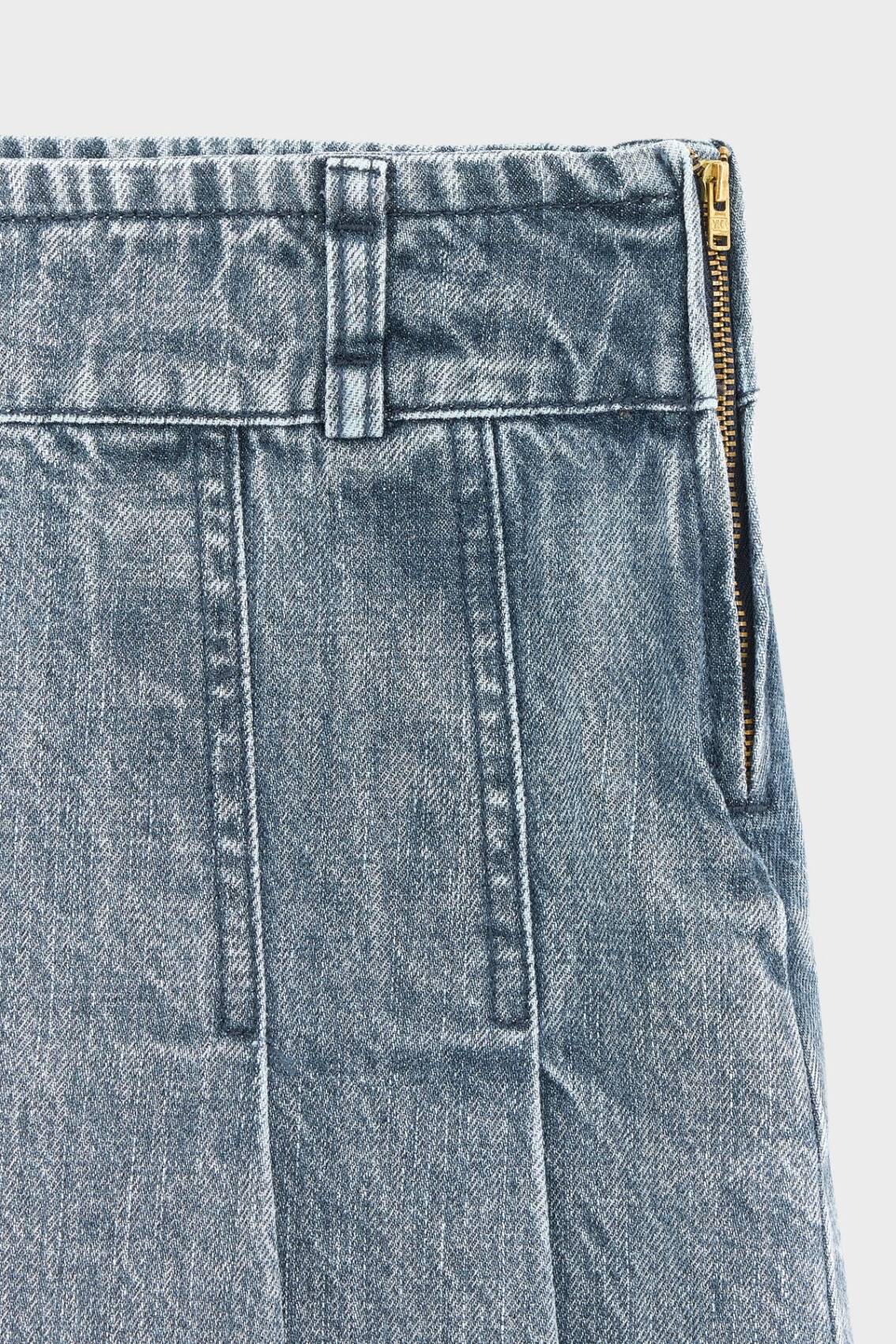 BELLEROSE | Jupe plissée en denim Petty