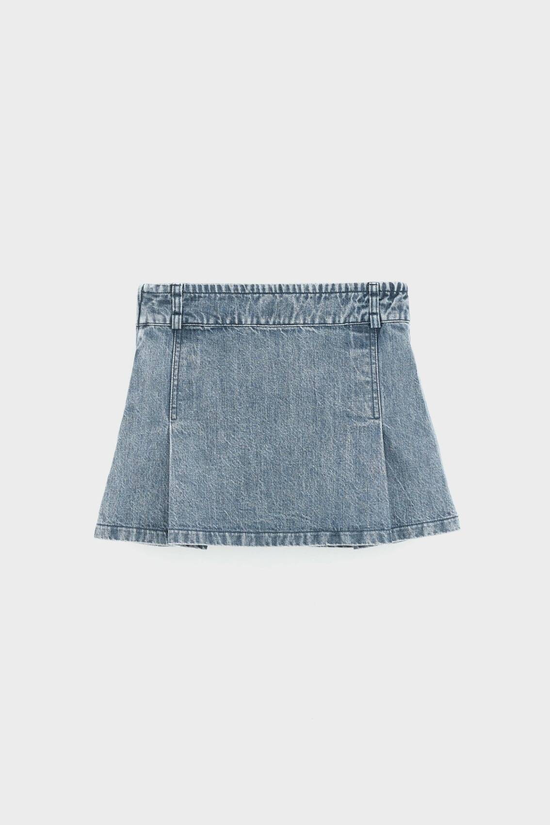 BELLEROSE | Jupe plissée en denim Petty