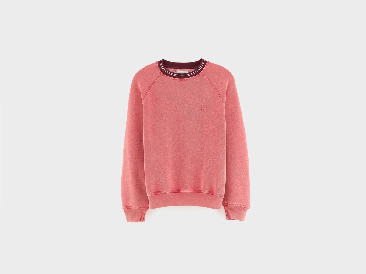 BELLEROSE | Sweatshirt col rond Fagolo cranberry