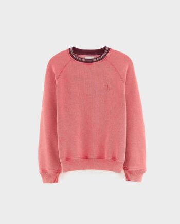 BELLEROSE | Sweatshirt col rond Fagolo cranberry