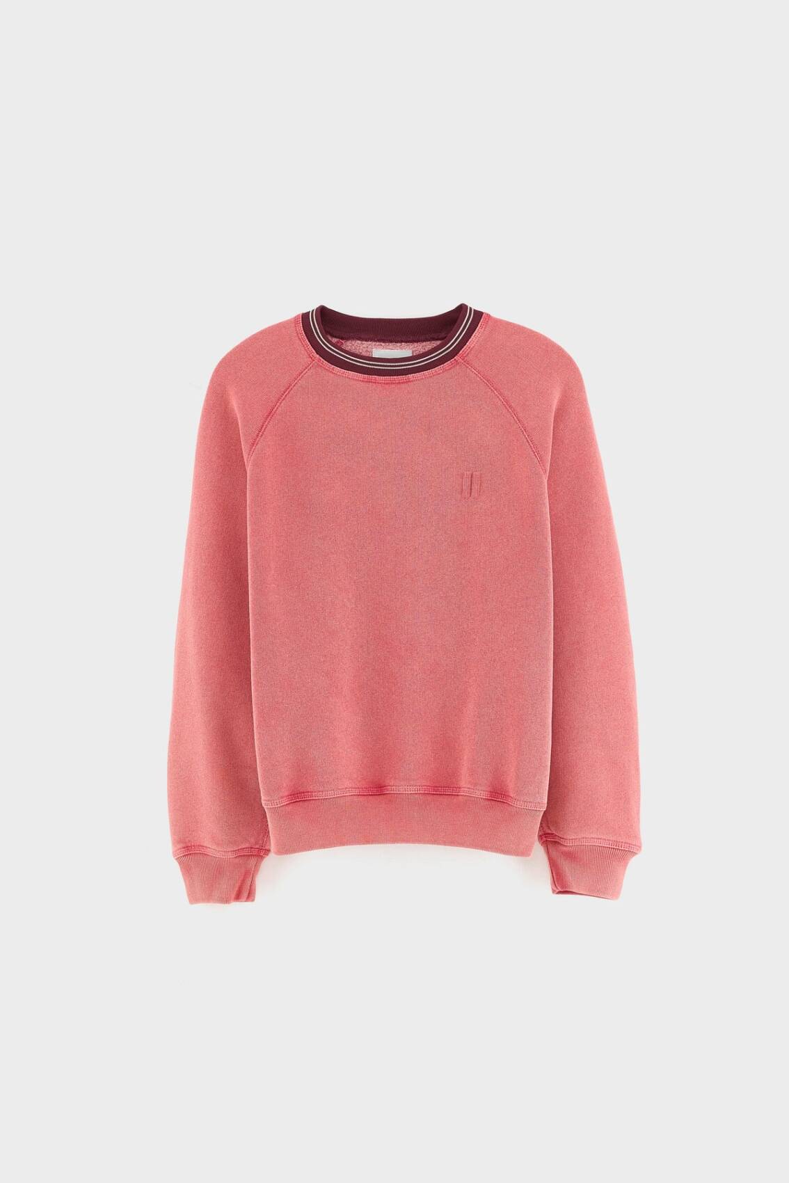 BELLEROSE | Sweatshirt col rond Fagolo cranberry