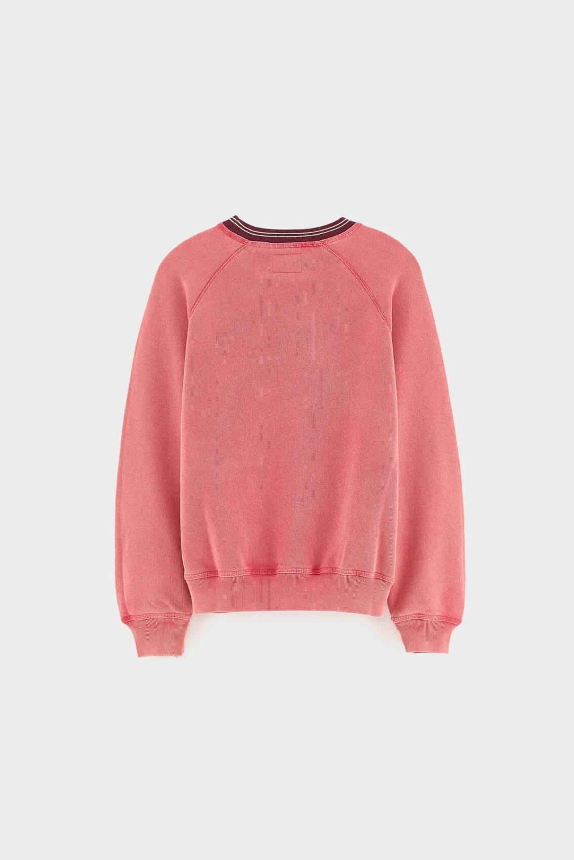 BELLEROSE | Sweatshirt col rond Fagolo cranberry