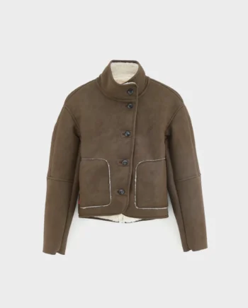 BELLEROSE | Veste en peau lainée Jackie réversible