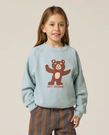 THE CAMPAMENTO | Bear Light Blue Sweatshirt