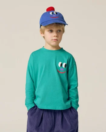 THE CAMPAMENTO | Smiling Face Green Tshirt