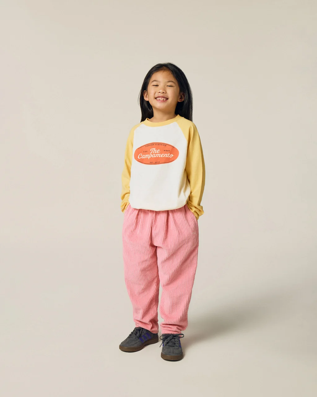 THE CAMPAMENTO | The Campamento Color Block Yellow Tshirt