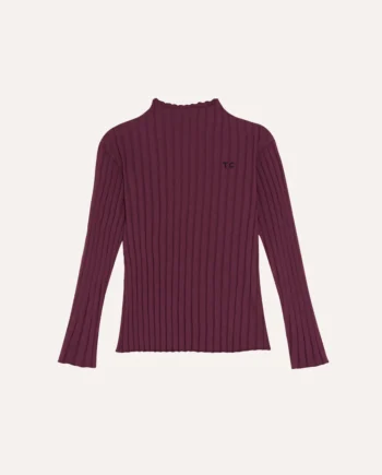 THE CAMPAMENTO | Burgundy Rib Tshirt