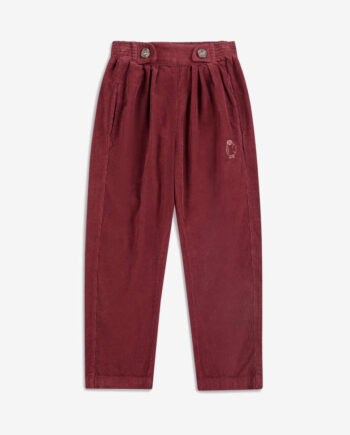 BOBO CHOSES | Curious Owl corduroy pleated pants