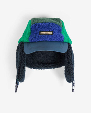 BOBO CHOSES | Bobo Choses color block sheepskin chapka