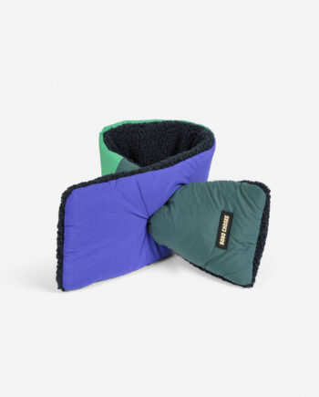 BOBO CHOSES | Color Block sheepskin neck warmer