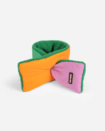 BOBO CHOSES | Color Block sheepskin neck warmer