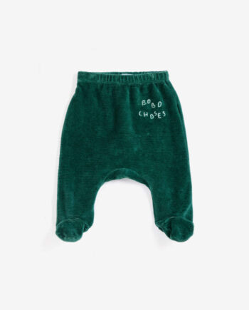 BOBO CHOSES BABY | Bobo Choses velvet footed leggings