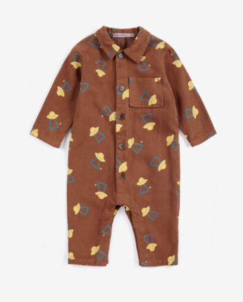 BOBO CHOSES BABY | Pixel Abduction all over woven overall