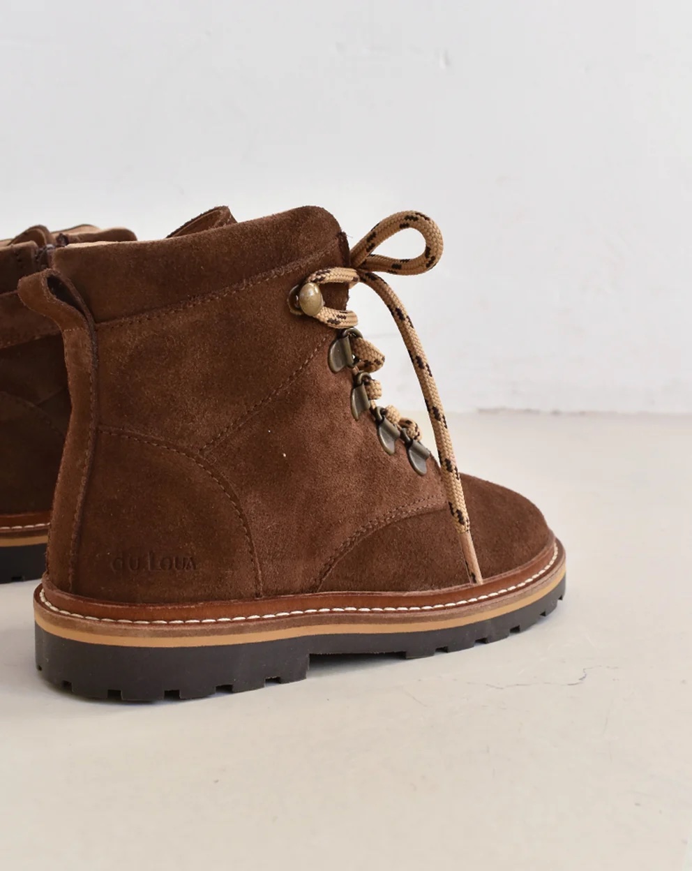 DU LOUA | bottines Du Louen brown suede