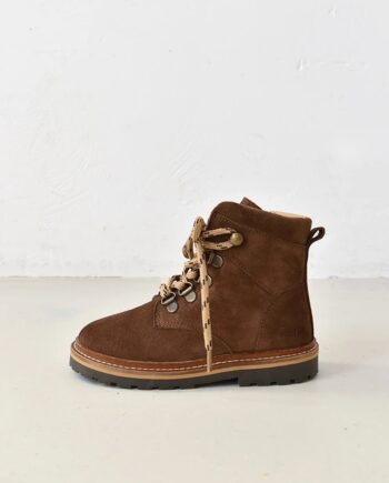 DU LOUA | bottines Du Louen brown suede