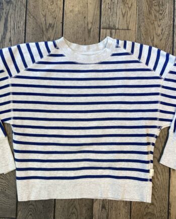SECOND LIFE | Sweat Bellerose rayé marine 14 ans
