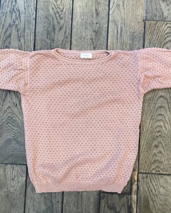 SECOND LIFE | Pull ajouré rose BÚHO 12 ans