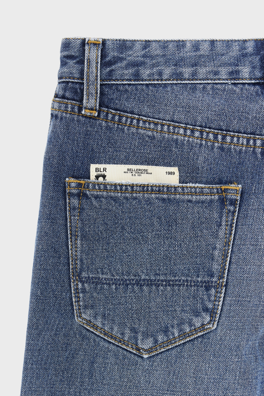 BELLEROSE | Jean large bleu denim Peters BLUE STONE
