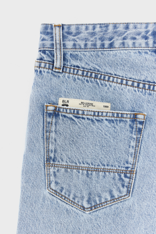 BELLEROSE | Jean large bleu denim Peters VINTAGE MD BLUE