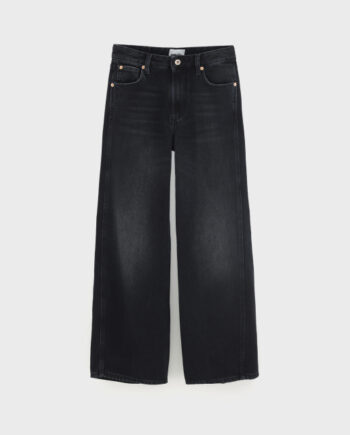 BELLEROSE | Jean évasé Wanda USED BLACK