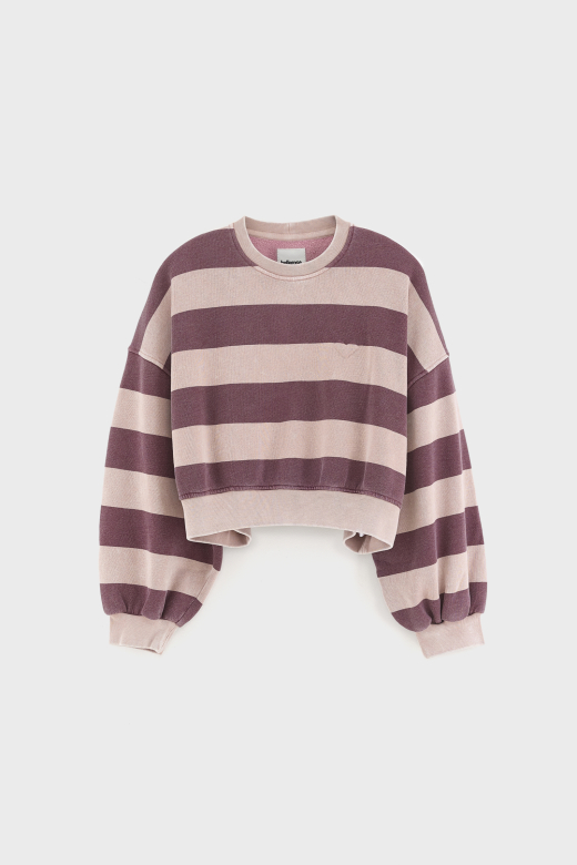 BELLEROSE | Sweatshirt court Fenya Stripe c