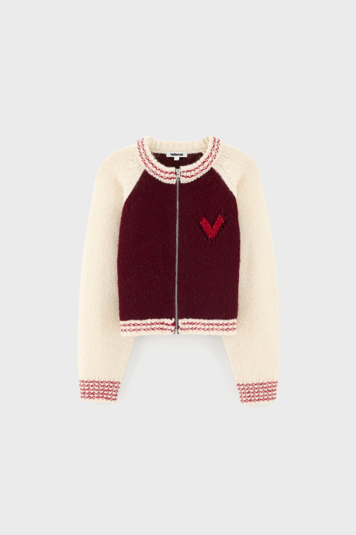 BELLEROSE | Cardigan col rond Detik combo A