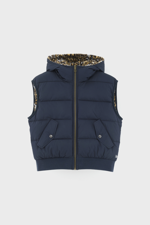 BELLEROSE | Veste sans manches à capuche Herone réversible