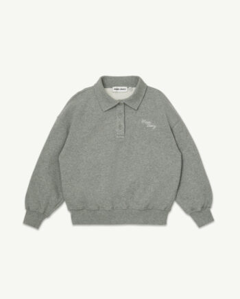 MAIN STORY | Polo Sweatshirt Grey Melange