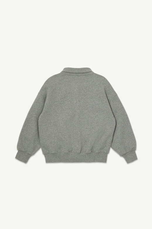 MAIN STORY | Polo Sweatshirt Grey Melange