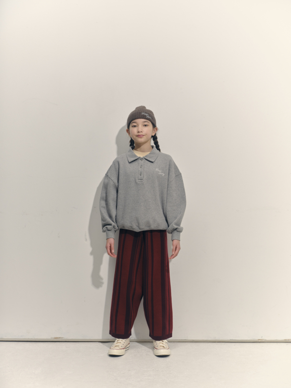 MAIN STORY | Polo Sweatshirt Grey Melange