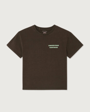 AMERICAN VINTAGE | T-shirt Fizvalley CHOCO VINTAGE