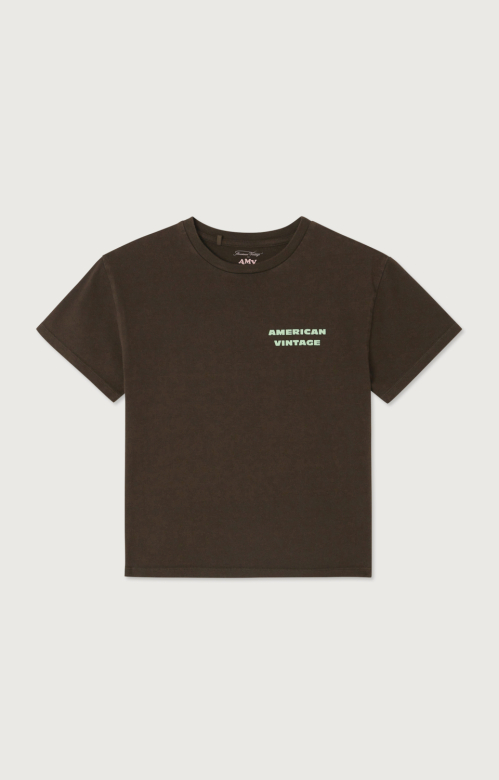 AMERICAN VINTAGE | T-shirt Fizvalley CHOCO VINTAGE