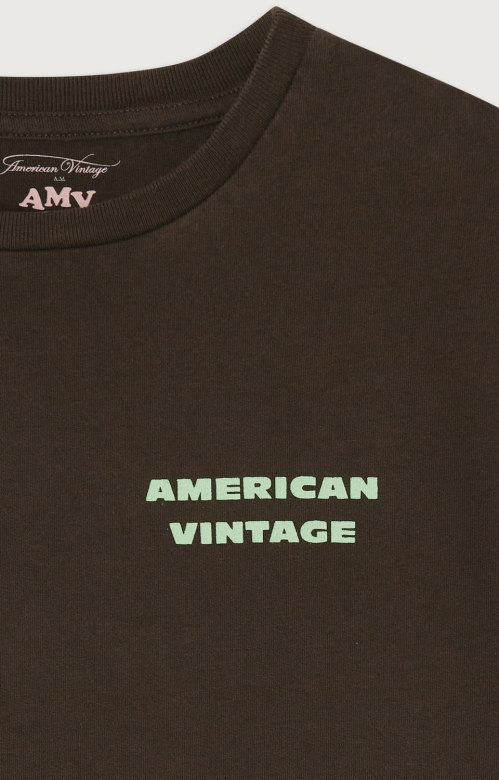 AMERICAN VINTAGE | T-shirt Fizvalley CHOCO VINTAGE