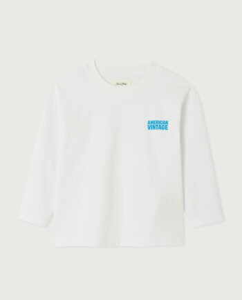 AMERICAN VINTAGE | T-SHIRT MANCHES LONGUES GIXY BLANC