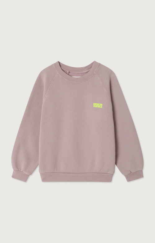 AMERICAN VINTAGE | Sweat enfant Izubird PRUNELLE VINTAGE