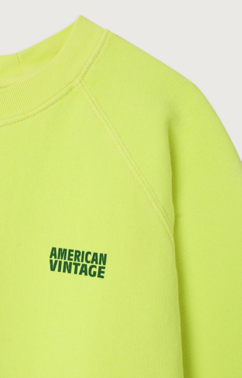 AMERICAN VINTAGE | Sweat enfant Izubird CITRON FLUO