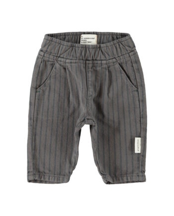 PIUPIUCHICK BABY | trousers | grey w/ black stripes