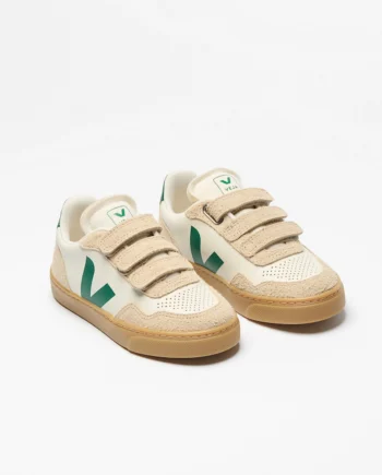 VEJA | V-90 LEATHER PURE GOLF ALMOND