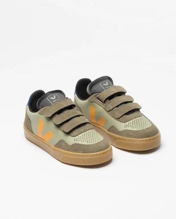 VEJA | V-90 LEATHER CLAY MANGO KAKI